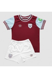 Fotbalové Dres West Ham United Dětské Domácí Oblečení 2024-25 Krátký Rukáv (+ trenýrky)